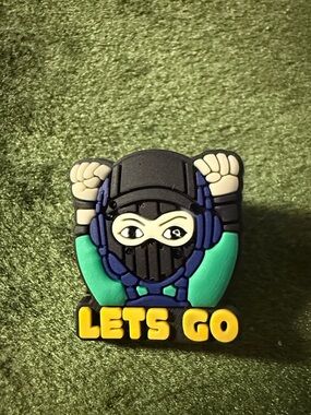 Lets Go Fortnite Themed shoe charm